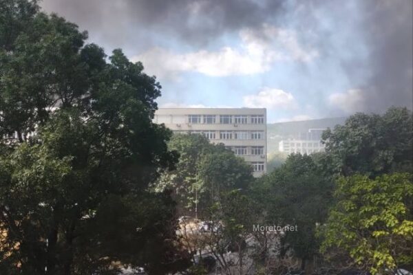 Пожар в Техническия университет във Варна: Бърза реакция предотвратява разпространението на пламъците.