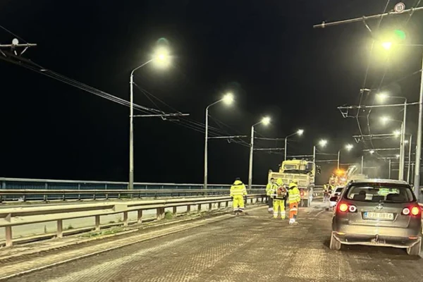 Асфалтирането на Аспаруховия мост завърши по-рано от планираното