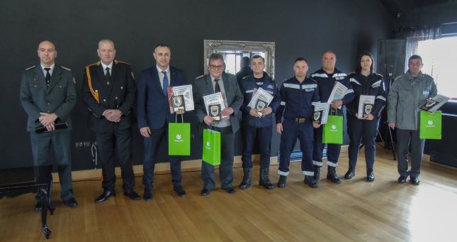 Церемония по награждаването на победителите в конкурса „Пожарникар на годината“ 2025 във Варна.