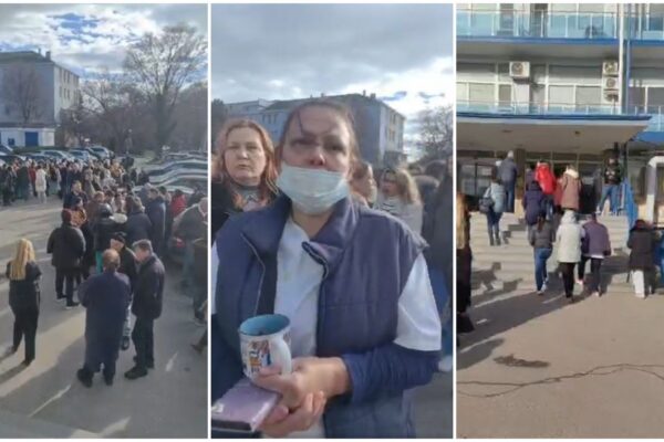 Служители на МБАЛ „Света Анна“ протестираха във Варна