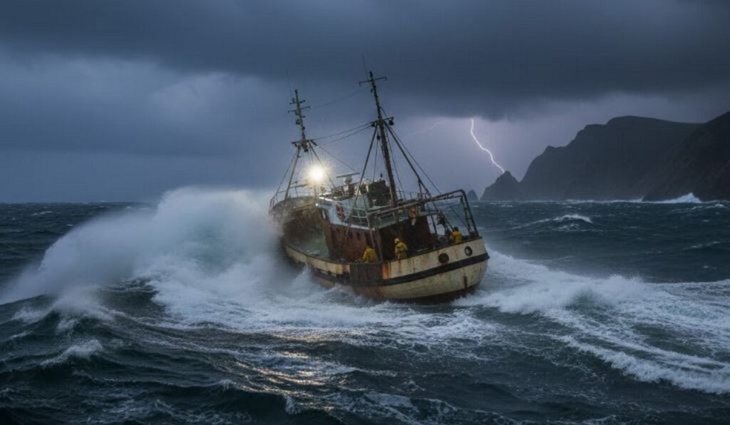 ВМС и фрегатата „Дръзки“ се включиха в издирването на изчезнал риболовен кораб край Созопол
