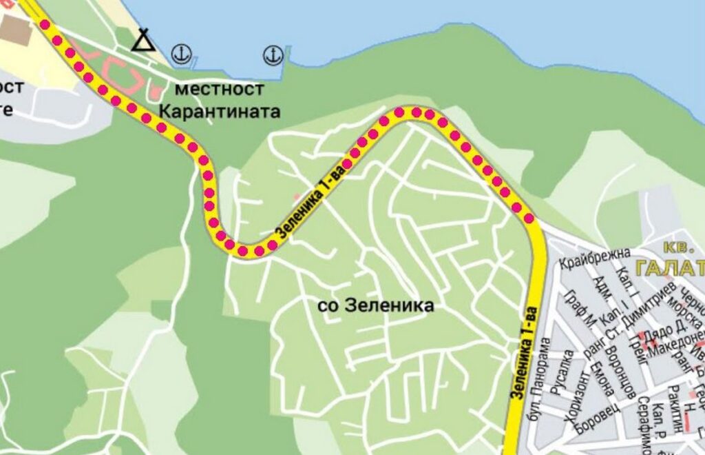 Три дни без движение между „Аспарухово“ и „Галата“ заради ремонт