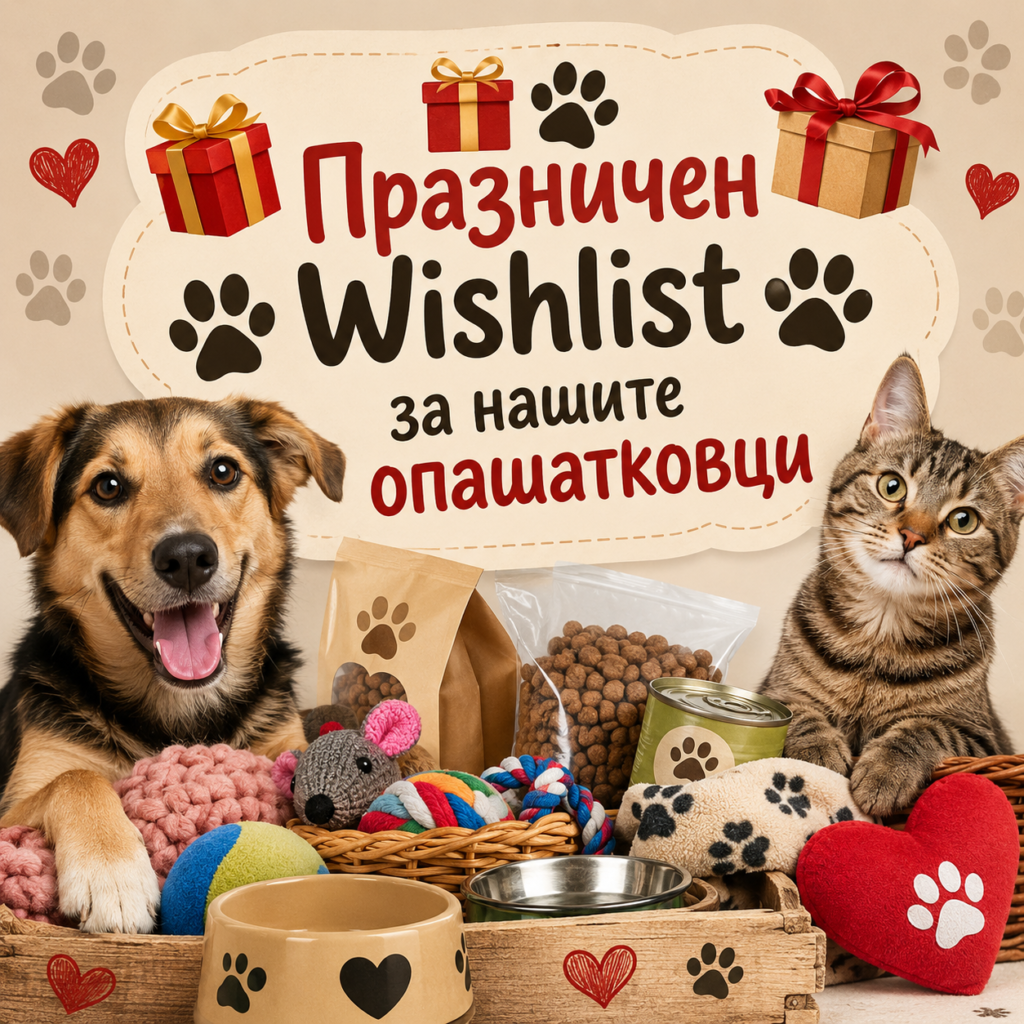 Animal Hope Varna събира помощ за кучета и котки вместо празнични подаръци