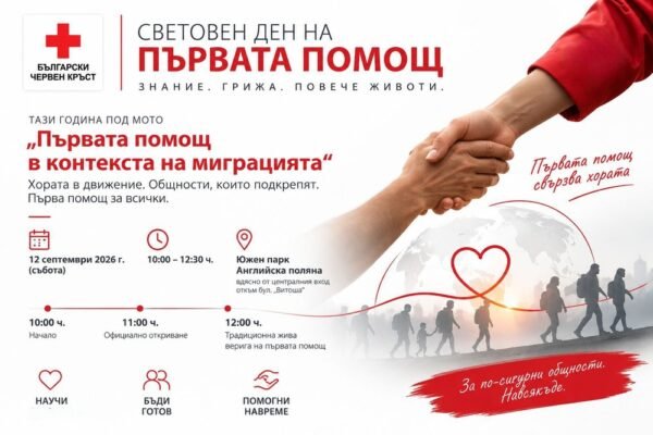 БЧК отбелязва Световния ден на първата помощ с инициатива в София